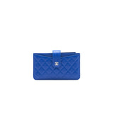 Chanel Classic Pouch Blue