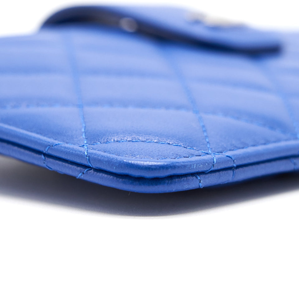 Chanel Classic Pouch Blue