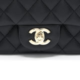 Chanel Mini Square Lambskin Black L