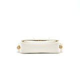 Chanel CC Leather Flap Bag White