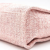 Chanel Deauville PM Tote Bag Canvas Pink