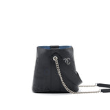 Chanel Eyelet Logo Bucket Bag