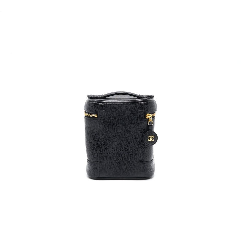 Chanel Vintage Caviar Vanity Case