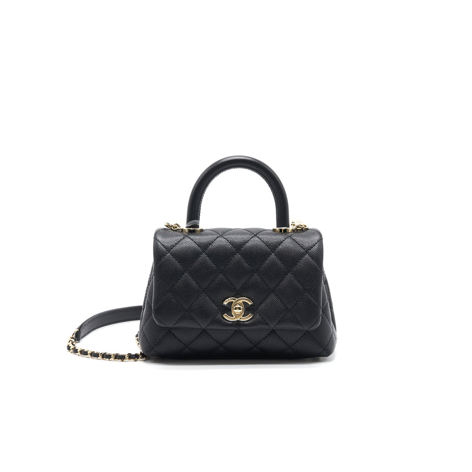 Chanel Coco Handle Extra Mini Black L