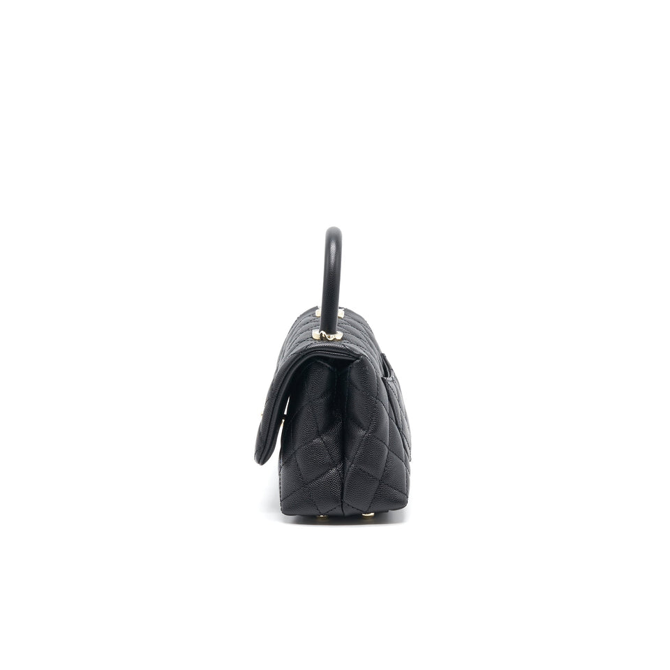 Chanel Coco Handle Extra Mini Black L serial30