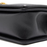 Chanel Boy Chanel Handbag Caviar Black