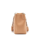 Chanel Grand Shopping Tote Dark Beige