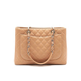 Chanel Grand Shopping Tote Dark Beige