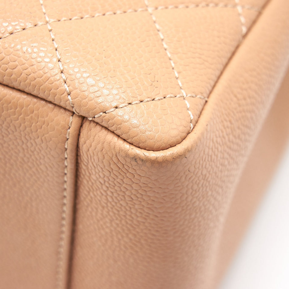 Chanel Grand Shopping Tote Dark Beige