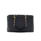 Chanel Caviar XL Grand Shopping Tote GST Black