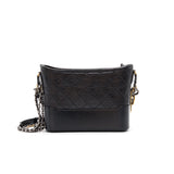 Chanel Gabrielle Black New Medium with Handle