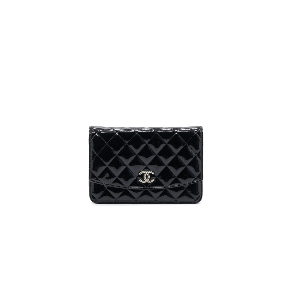Chanel Wallet on Chain Patent leather black