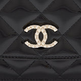 Chanel Wallet on Chain Patent leather black