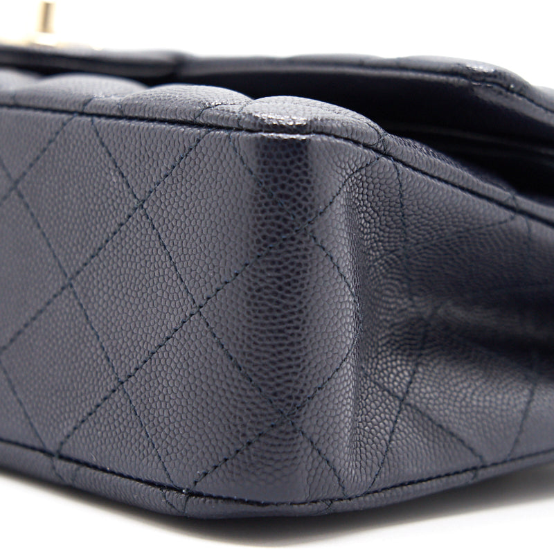 Chanel medium 25cm Classiccal double flap cavier Navy L year 2020