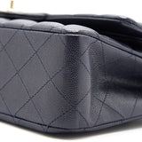 Chanel medium 25cm Classiccal double flap cavier Navy L year 2020