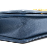 Chanel Small Leboy Cavier Dark Blue