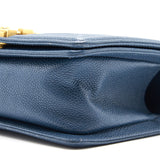 Chanel Small Leboy Cavier Dark Blue
