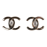 Chanel Classic "CC" Faux Crystal Earrings