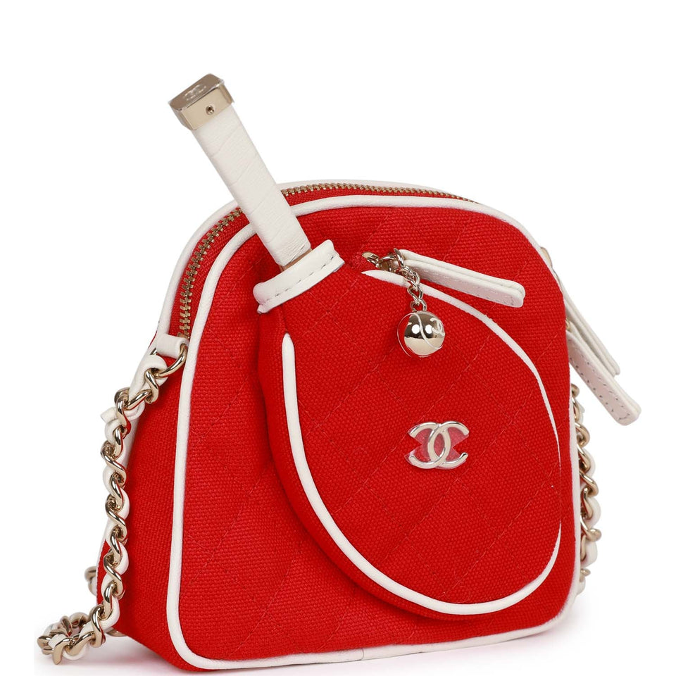 Chanel Monte-Carlo Red Canvas Mini Tennis Crossbody – Bags Junction
