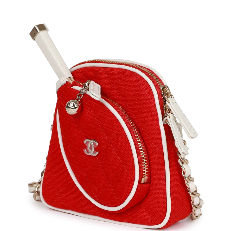 Chanel Monte-Carlo Red Canvas Mini Tennis Crossbody – Bags Junction