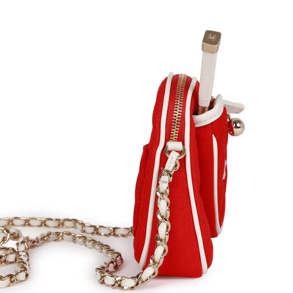 Chanel Monte-Carlo Red Canvas Mini Tennis Crossbody – Bags Junction