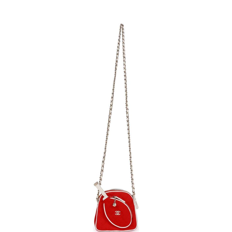 Chanel Monte-Carlo Red Canvas Mini Tennis Crossbody – Bags Junction