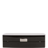 Chanel Minaudiere Compact Clutch Black Acrylic Silver Hardware