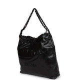 Chanel Medium 22 Bag SO Black Calfskin Aged Black Hardware