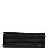 Chanel City Rock Medium Flap Black Goatskin Ruthenium Hardware