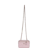Chanel Small Vanity Case Light Pink Caviar Light Gold Hardware