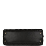 Chanel Small Coco Handle Flap Bag Black Caviar Gold Hardware