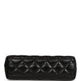 Chanel Small Kelly Shopper Black Shiny Aged Calfskin Brushed Gold Hardware