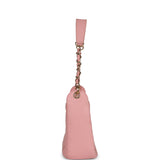Chanel Vintage Timeless Shoulder Bag Pink Caviar Gold Hardware