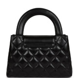 Chanel Small Kelly Shopper Black Shiny Aged Calfskin Brushed Gold Hardware