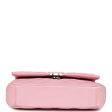 Chanel Mini Flap Bag Pink Ombre Caviar Lacquered Metal Hardware
