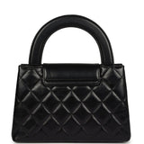Chanel Small Kelly Shopper Black Aged Calfskin Brushed Gold Hardware
