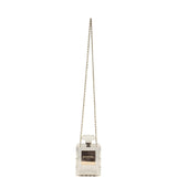 Chanel Minaudiere No. 5 Perfume Clutch Transparent Plexiglass Light Gold Hardware