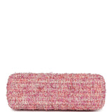 Chanel Small Kelly Shopper Pink Tweed Brushed Gold Hardware