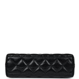 Chanel Small Kelly Shopper Black Shiny Aged Calfskin Brushed Gold Hardware