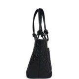 Chanel Large Cambon Ligne Tote Black Calfskin Silver Hardware