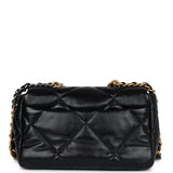 Chanel Medium 19 Flap Bag Black Lambskin Mixed Hardware