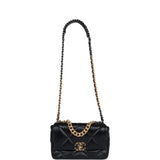 Chanel Medium 19 Flap Bag Black Lambskin Mixed Hardware