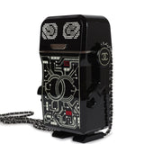 Chanel Limited Edition Robot Minaudière Bag Black Plexiglass and Crystals Ruthenium Hardware