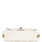 Chanel Mini CC You Flap Bag White Caviar Gold Hardware