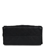 Chanel Small 25 Hobo Bag Black Caviar Antique Gold Hardware