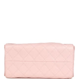 Chanel Small 25 Hobo Bag Light Pink Caviar Antique Gold Hardware