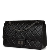 Chanel Jumbo Reissue 227 2.55 Flap Bag Aged Calfskin Ruthenium Hardware