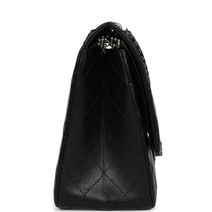 Chanel Jumbo Reissue 227 2.55 Flap Bag Aged Calfskin Ruthenium Hardware