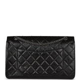 Chanel Jumbo Reissue 227 2.55 Flap Bag Aged Calfskin Ruthenium Hardware