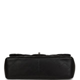 Chanel Jumbo Classic Double Flap Black Lambskin Silver Hardware